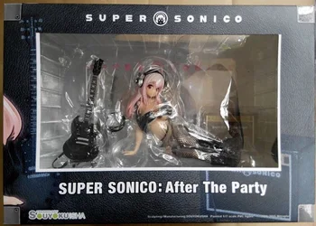 IGRAČA SANJE FURYU SONICO Super Sonic kavbojke Sonic Anime Slika Bikini Seksi dekleta Anime PVC figuric igrače Anime slika Igrača