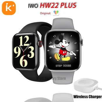 IWO HW22 Plus Original Pametno Gledati Nadgradnjo modela 44 1.75 palčni HD smartwatch Bluetooth Klic Predvajanje Glasbe za Apple watch Android