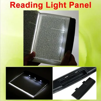 Ustvarjalne Ravno Ploščo, LED Knjige, Branje Svetlobe Noč lahki Prenosni Potovanja Dormitorij Led Panel Namizno Svetilko Oči Zaščito Doma Spalnica