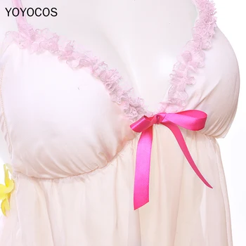 YOYOCOS Anime Momo Belia Deviluke Cosplay Kostum Seksi roza nighty suspender krilo ToLove Ru Teme Anime Slika Dekleta Oblačenja