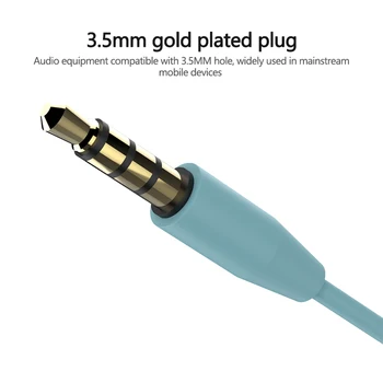 Mednarodno Sprejetih 3,5 mm Vtič Je Primeren Za Naprave Apple In Android Naprave V uho Žice pod nadzorom Kovinski Slušalke