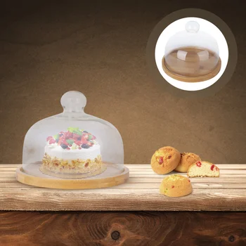 1 Pc Prenosni Torto in Cupcake Prevoznik kot Nalašč za Prevoz Torte, Piškote, Pite ali Druge Sladice-18 cm(Cake Pokrov+Dnu Pla
