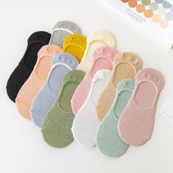 5 parov svetle ženske nogavice poletje najnovejše tiskanja golo nogo nogavice sivo zelena, roza, bela, oranžna črna nogavice in copate