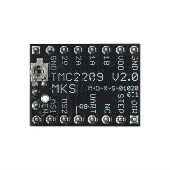 Makerbase MKS, TMC2209 V2.0 TMC2208 Koračnih Motornih Voznik StepStick 2.5 UART ultra tihi Za Gen_L Robin Nano SKR V1.3 mini E3
