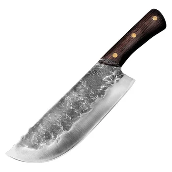 Gospodinjski meso cleaver za rezanje mesa večnamenski nož ročno kovani kuhinjski nož Longquan stare kuhinjski nož kuhar nož
