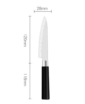 5 Palčni Japonski Kuhinjski Nož iz Nerjavečega Jekla Kuhar Nož Suši Nož PP Plastični Ročaj Ribji File Sashimi Meso Rezalnik