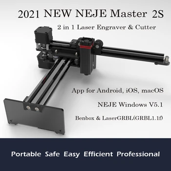 2021 NEJE Master 2s 20W Laser Graverja CNC Les, Graviranje Stroj DIY Laser Rezalnik z APLIKACIJO Control-Bluetooth - MEMS Varstvo