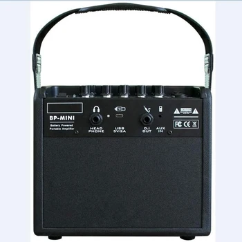 Coolmusic BP mini Akustičnim Električno Kitaro, Ojačevalec Zvočniki Prenosni Kompaktni Kombinirani Polnilni Amp Bass + Trojno Chorus Reverb