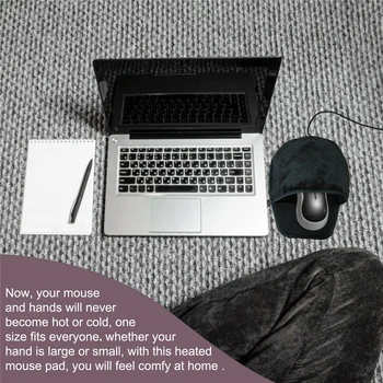 2021 Modni USB Ogrevano Mouse Pad Miško Ročno Toplejše z Wristguard Toplo Zimo Roza Miši Mat Igralci za Tipkovnico za Prenosni RAČUNALNIK