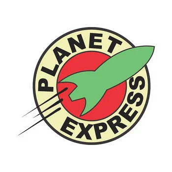 Futurama Planet Express Logotip Vinilne Nalepke Avto, Tovornjak Okno Nalepke JDM Steno Odbijač Avtomobila Dekoracijo Pribor KK13* * 10 cm
