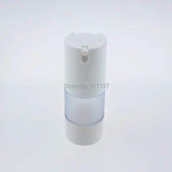50pcs ZA213 frost 15 ml brezzračnim steklenice za kozmetične , pp 15m brezzračnim črpalka za steklenice , iz plastičnih mas krog 15ml brezzračnim kozmetične stekleničke