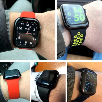 Cover za Apple Watch primeru, 44 mm 40 mm iwatch 38 mm 42mm Pribor mehko TPU odbijača zaščitnik zaslon apple watch Serie 5 4 3 6 Se