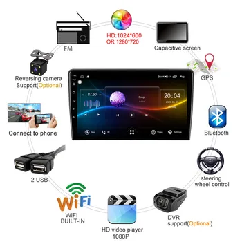 Runningnav Za Suzuki Jimny 2018 - 2020 2 Din Android Avto Radio Multimedijski Predvajalnik Videa, GPS Navigacijo