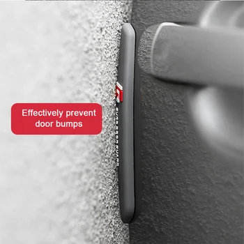 6Pcs Auto Car Door Edge Protection Guards Buffer Trim Molding Protection Strip Scratch Protector Car Door Crash Bar for Audi BMW