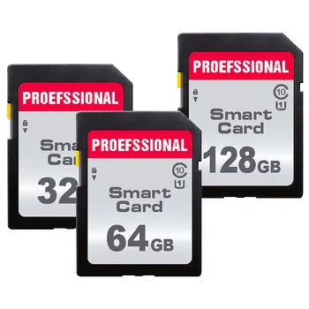 Extreme Pro/Ultra SD Kartica 64GB 128GB 32GB 512GB 256G 16GB SD 128gb Flash Pomnilniške Kartice SD U1/U3 4K V30 Kartice SDXC Za Canon Kamero