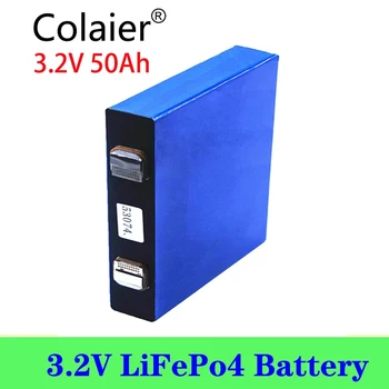 12pcs Colaier 3.2 v 50Ah LifePo4 baterije 150A 3C visoko možganov za diy 12V 24V sončne Inverter električna vozila trener golf voziček