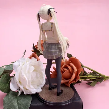 17 cm Japonske Anime Slika Sora Enotno Dekle Model figuric Pvc Film perifernih naprav Doll Cake Avto Dekor Igrače za Otroke Dekle Darilo