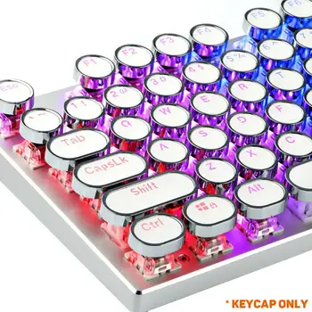 104Pcs/Set PBT Univerzalno Krog Ključ-Cap Keycaps za Češnja MX Mehanske Tipkovnice Univerzalno Osvetljen Krog Design