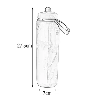 710 ml 24 oz Prenosni Zunanji Izolirani Steklenico Vode Izposoja Koles, Kolesarski Šport Vode grelnik vode Reciklirati Steklenico Drpp dostava