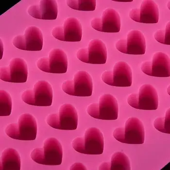 Silikonsko Plesni Čokolado 3D Srce Oblika Bakeware Sladkarije Gumijaste Pladenj za Torto Plesni Enostavno Demoulding za Peko Črke Cvet