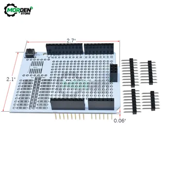 Prototip PCB Širitev Ščit Odbor DIY Komplet Breadboard Razvoj Kruh Odbor Protoshield Modul Za Arduino UNO R3