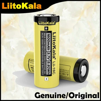 Resnično 2020 LiitoKala Lii-16C 18500 1600mAh 3,7 V dc baterija za ponovno polnjenje Recarregavel litij-ionska baterija za LED svetilka