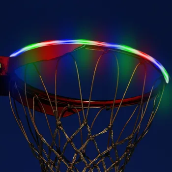 LED Košarkarski Obroč Svetlobe Košarka Platišča Spreminjanje Indukcijske Lučka Ustrelil Obroče Sončne Svetlobe Igranje Na Noč Trakovi, Žarnice