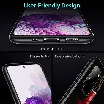 Močno Boksarske Rokavice Za Samsung Galaxy S20 S21 FE Ultra S10 S10E Lite 5G S9 S8 S7 S6 Rob Plus Primeru Telefon